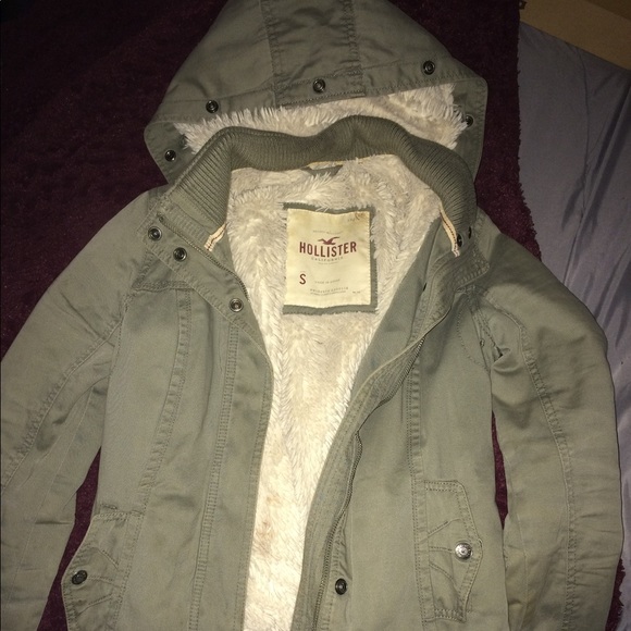 Hollister fur jacket